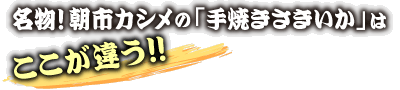 名物!朝市カシメの「手焼きさきいか」はここが違う!!